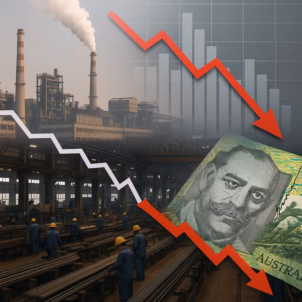 China Manufacturing Margin Pressures Return and Job Losses Mount; AUD/USD Dips