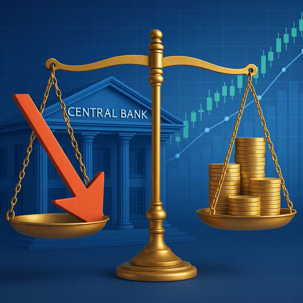 Global central banks converge towards rate cut caution