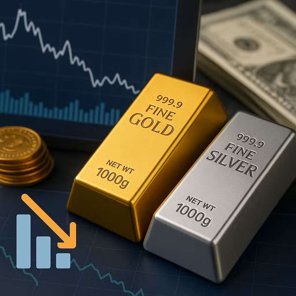 Gold, Silver Hold Steady as Yields Fall and Dollar Softens on Surprise ADP Jobs Decline