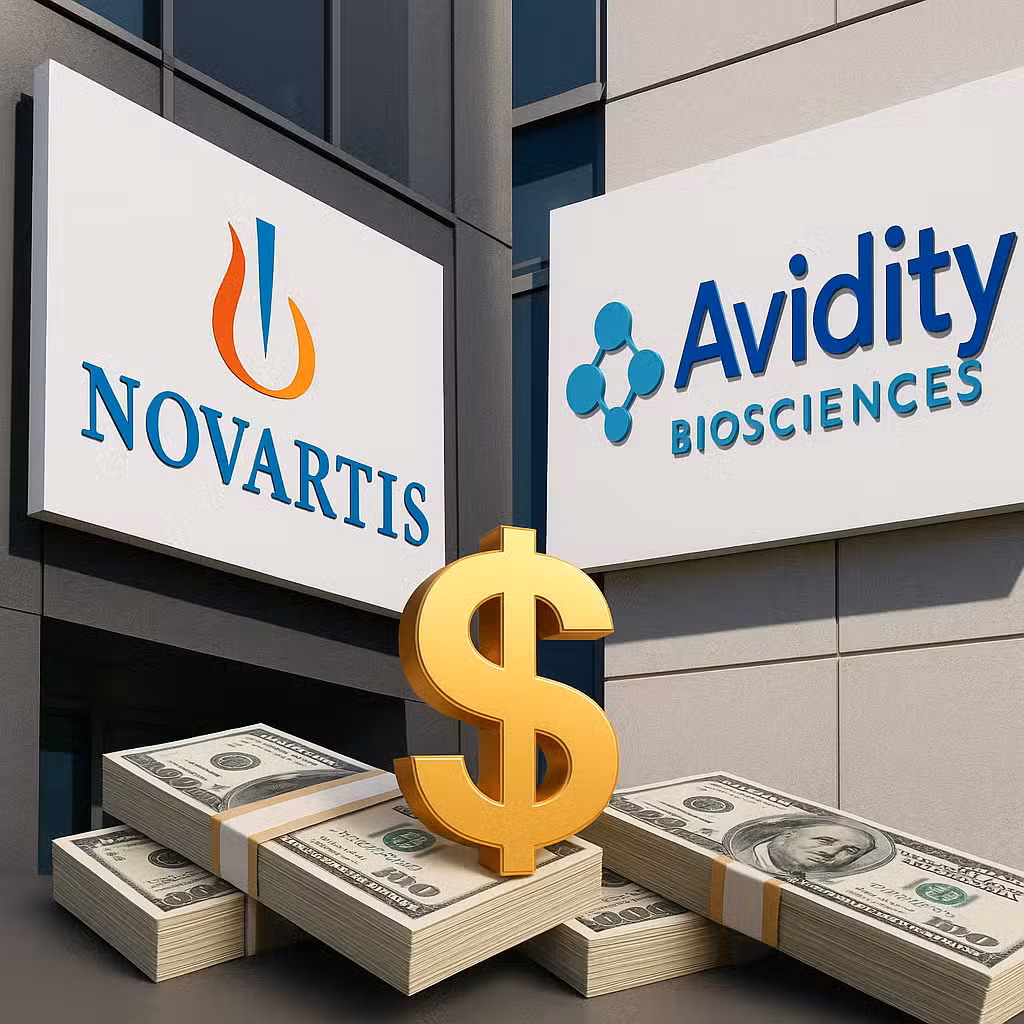 Novartis to acquire Avidity Biosciences for about $12 billion