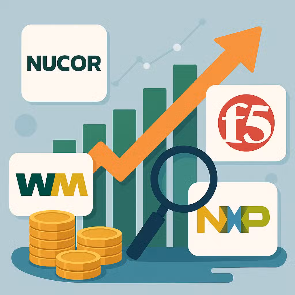 Nucor, Waste Management, F5, NXP and more