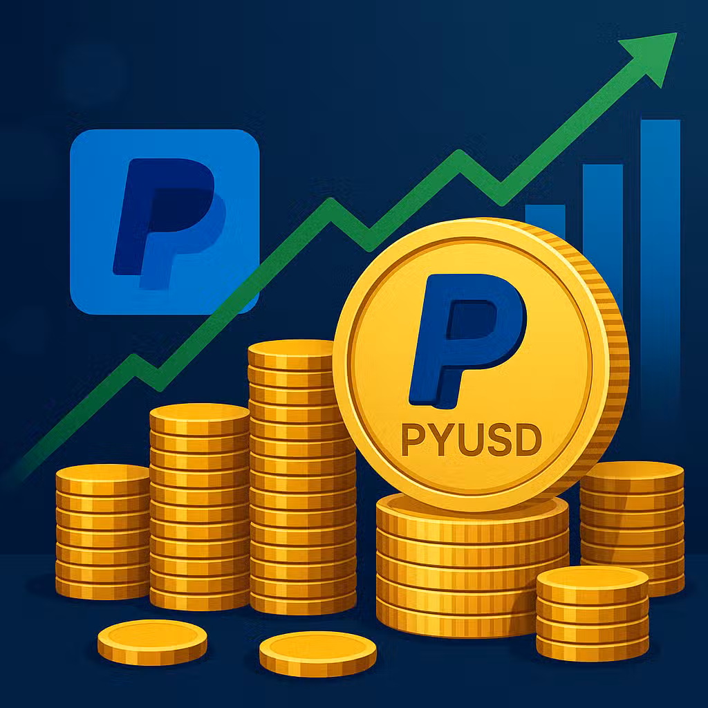 PayPal's PYUSD Stablecoin Tops $1 Billion Market Cap After Spark Partnership