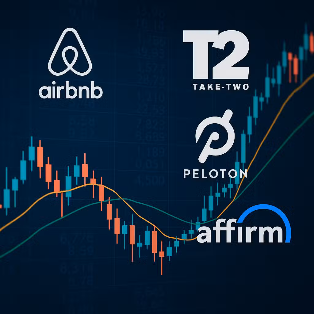 Stocks making the biggest moves after hours: ABNB, TTWO, PTON, AFRM