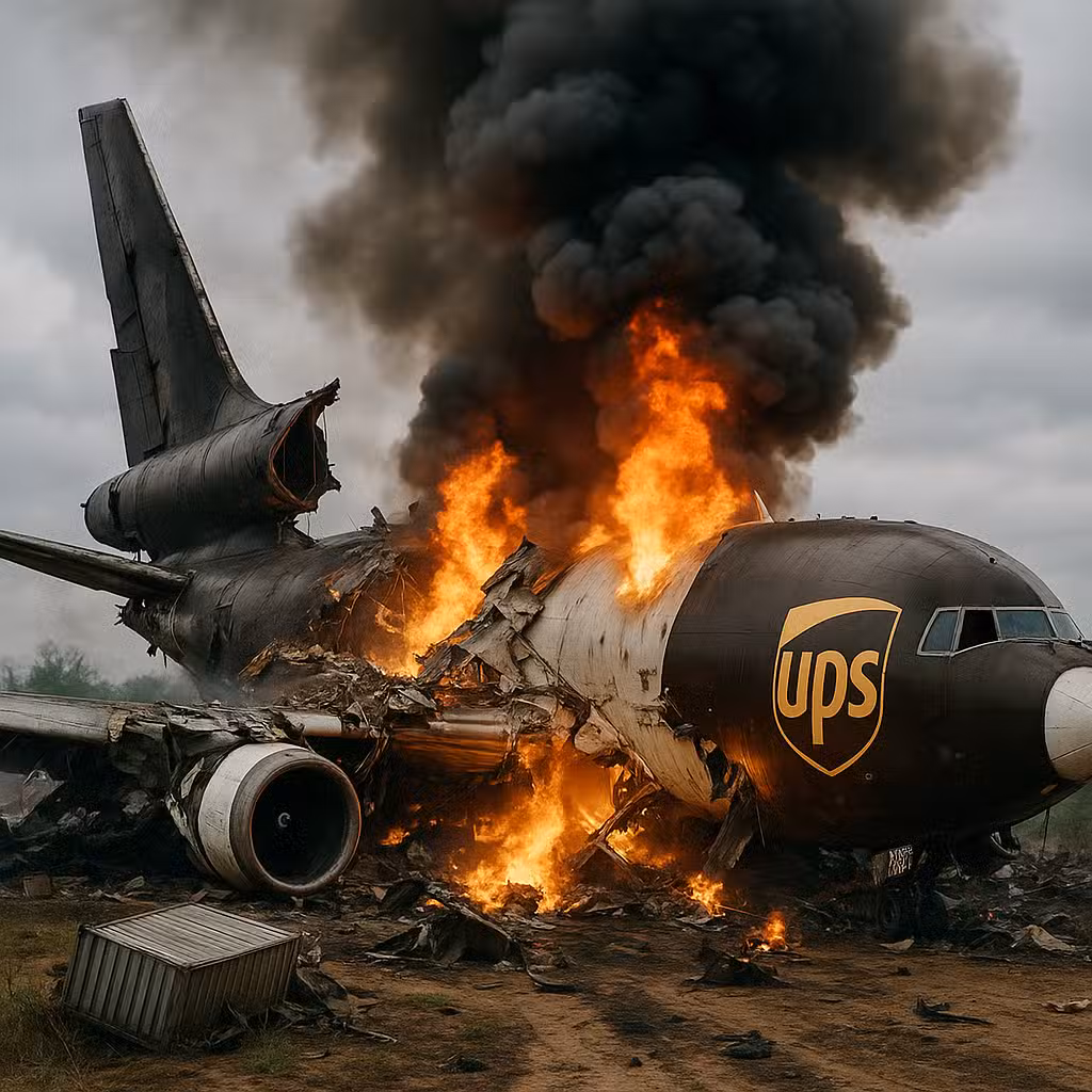 UPS plane crashes after taking off from Louisville airport