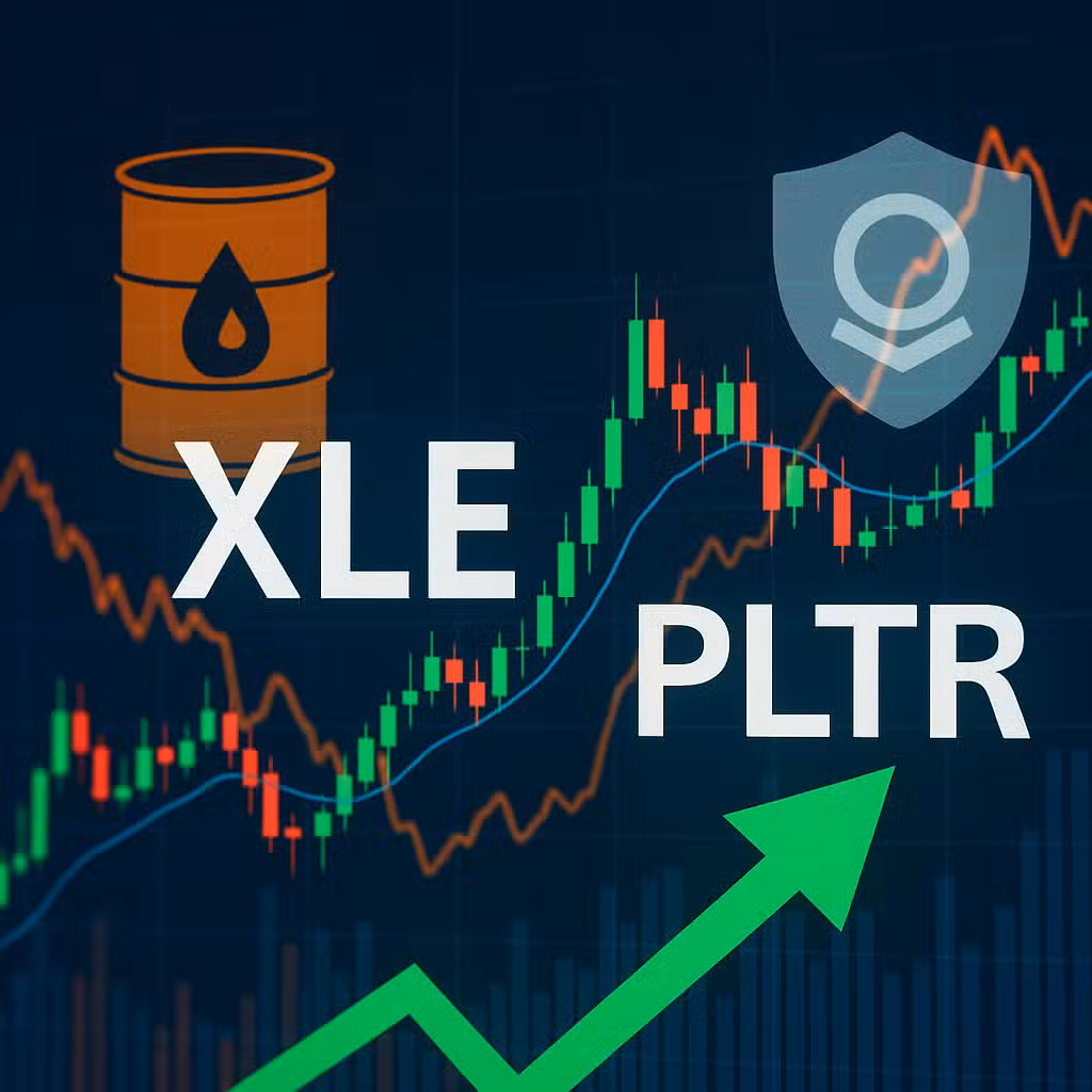 Retail investor buys during Monday's market turmoil: XLE, PLTR
