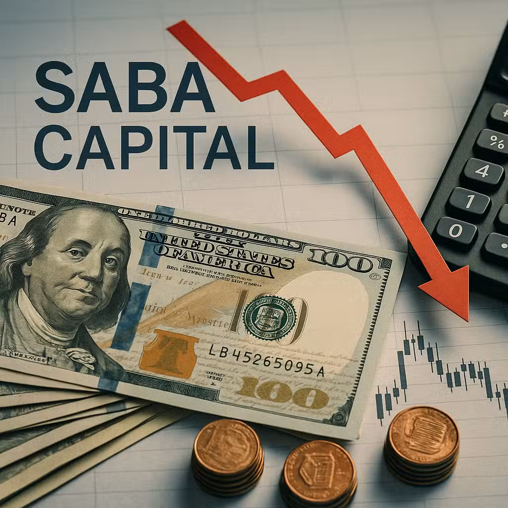 Saba Capital tender offers for shares are below initial expectations