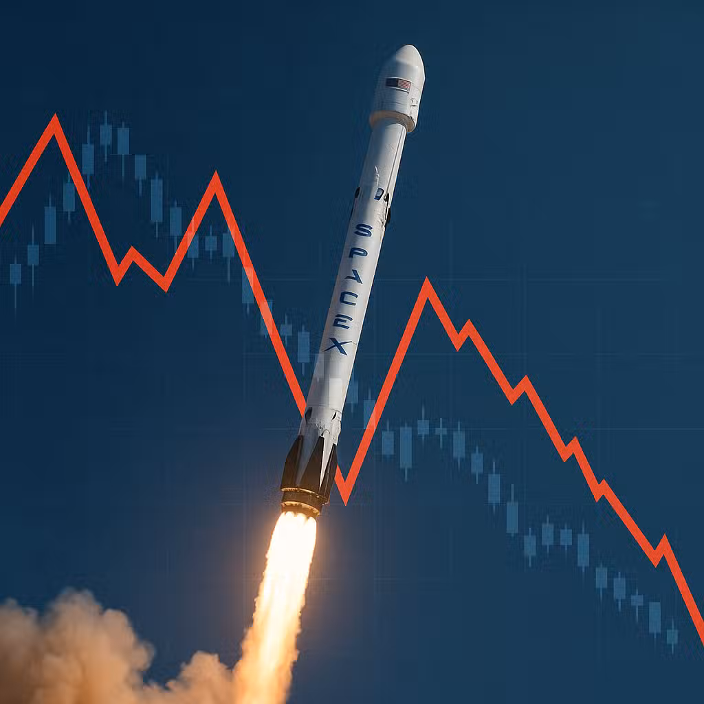 The average SpaceX buyer post-IPO is almost under water after two-day slide